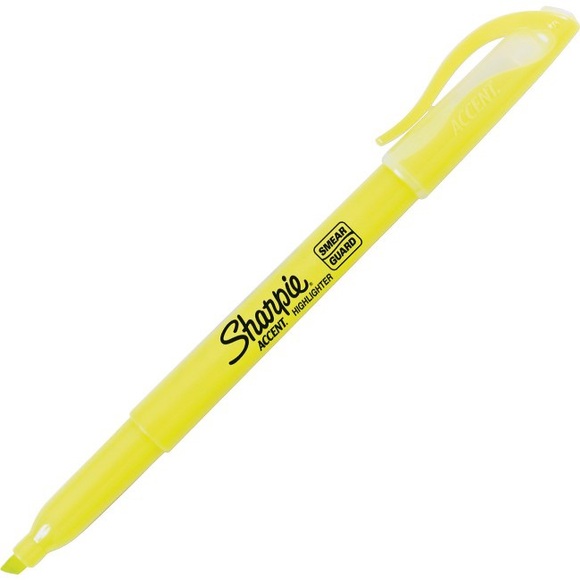 Sharpie Pocket Stick Highlighter, Chisel Tip, 4 Pk (Gift with Purchase) - Picture 1 of 5